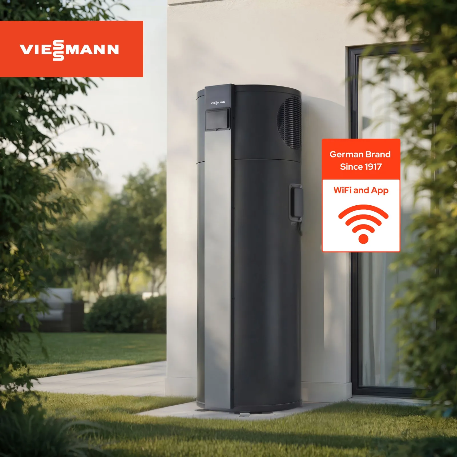 Vitocal 161-A installation in a residential setting