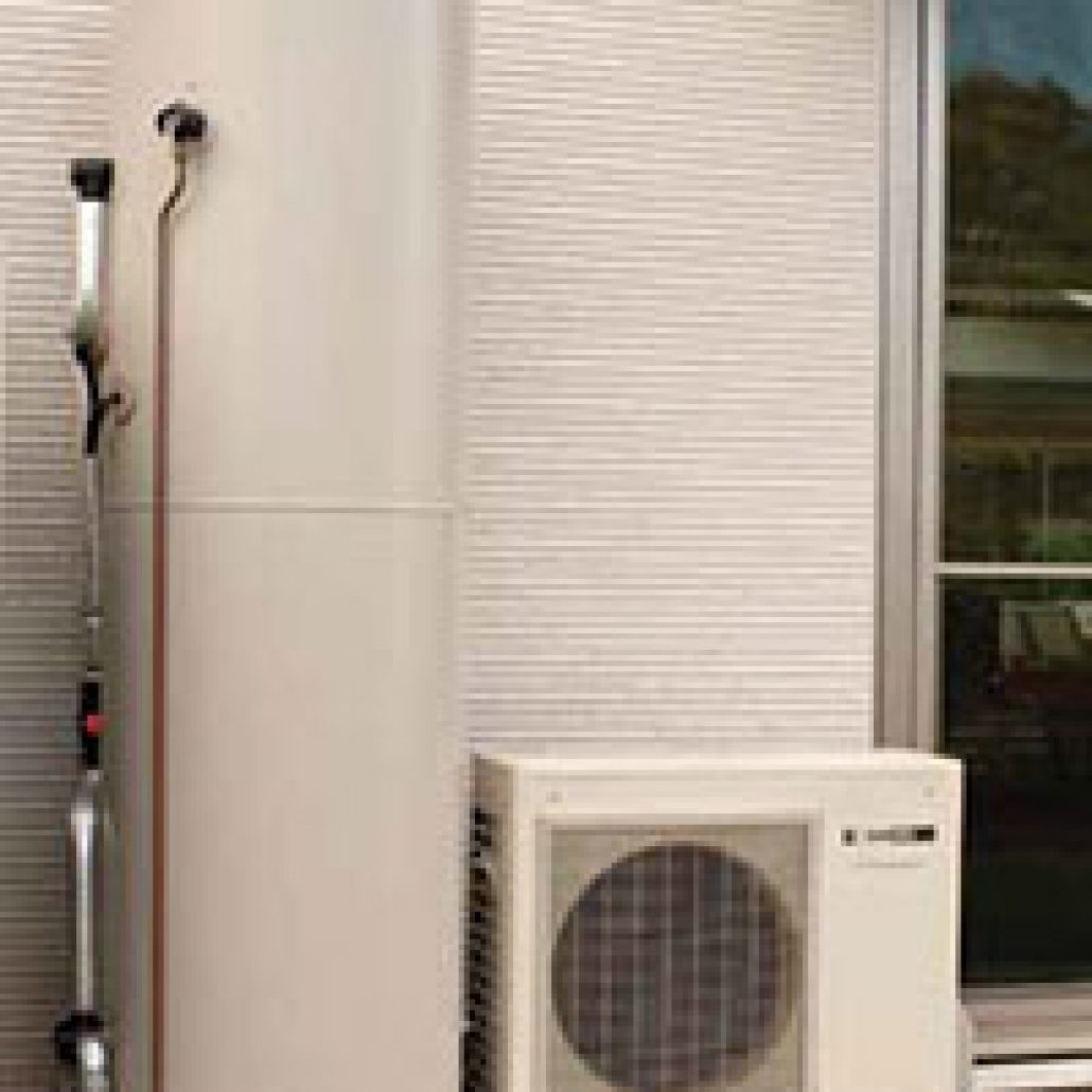 Sanden eco installed heat-pump