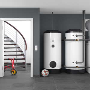 Indoor renewable Stiebel air source heat pump