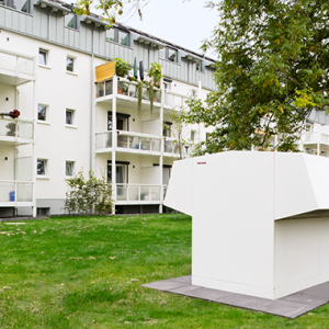 Renewable Stiebel air source heat pump for commercial use